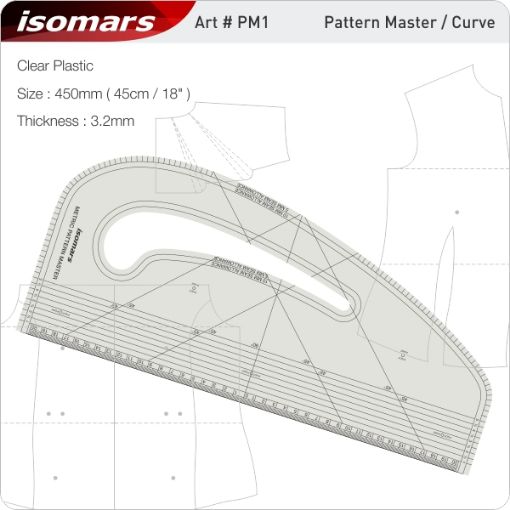 Εικόνα της Pattern Curve - 45cm - 18  in