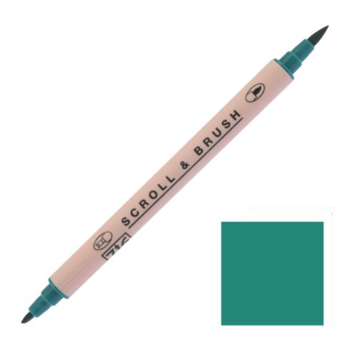 Εικόνα της  Scroll & Brush-Teal