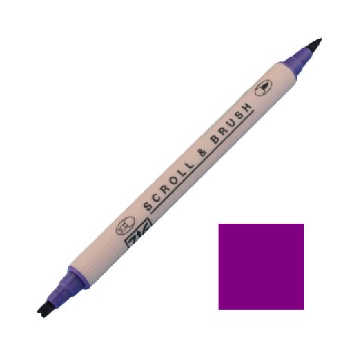 Εικόνα της  Scroll & Brush-Pure Violet