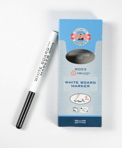 Εικόνα της Kohhinoor white board marker 9003 round black