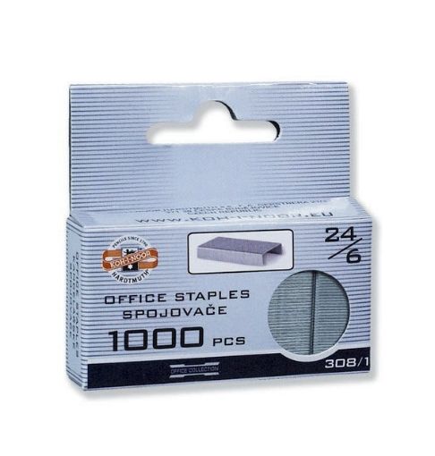 Εικόνα της KOH-I-NOOR office staples 24/6 1000pcs